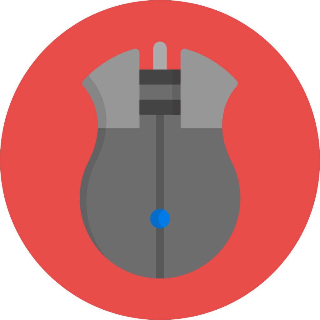 JP Computer Mouse Circle Icon 1