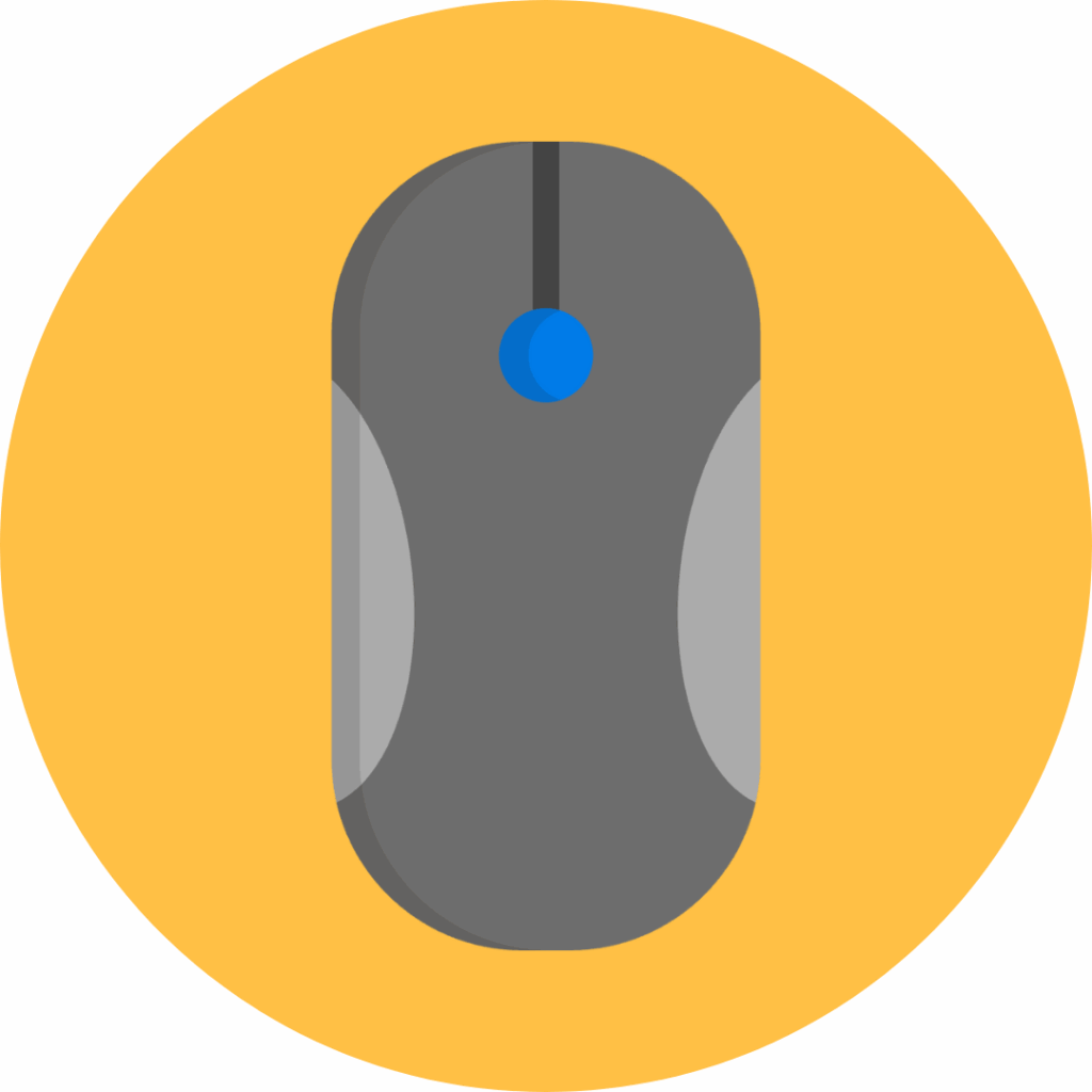 JP Computer Mouse Circle Icon 2